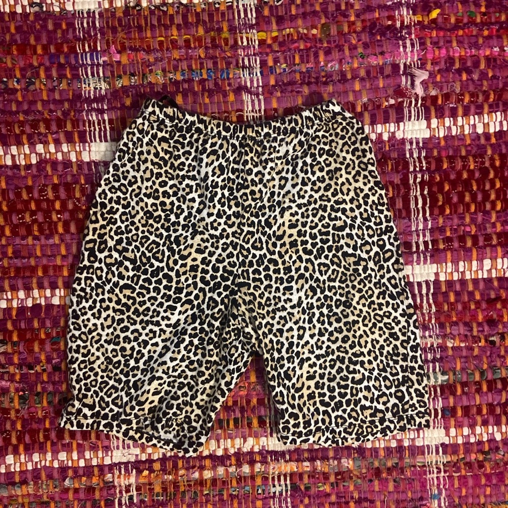 Cheetah Biker Shorts